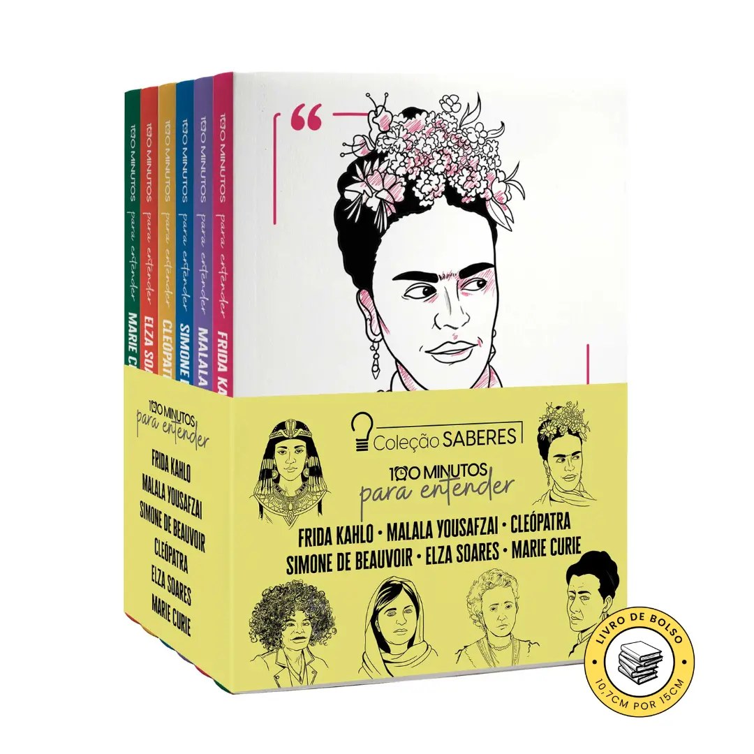 Box com os 6 livros - Mulheres Notáveis